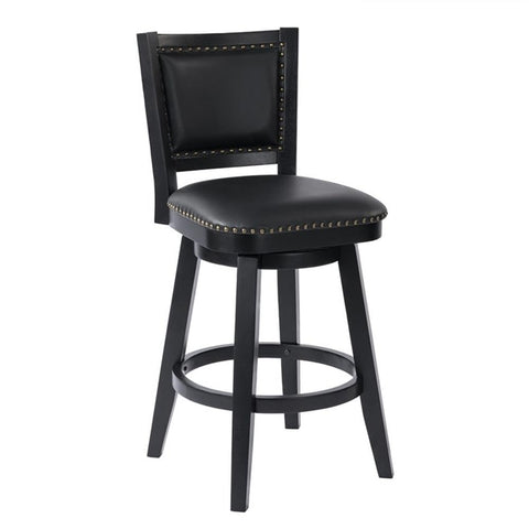 Broadmoor Bar Height Swivel Kitchen Bar Stool - Black