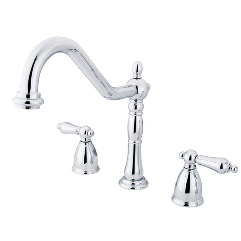 Kingston Brass KB1791ALLS Heritage 8-Inch Centerset Kitchen Faucet, Polished Chrome