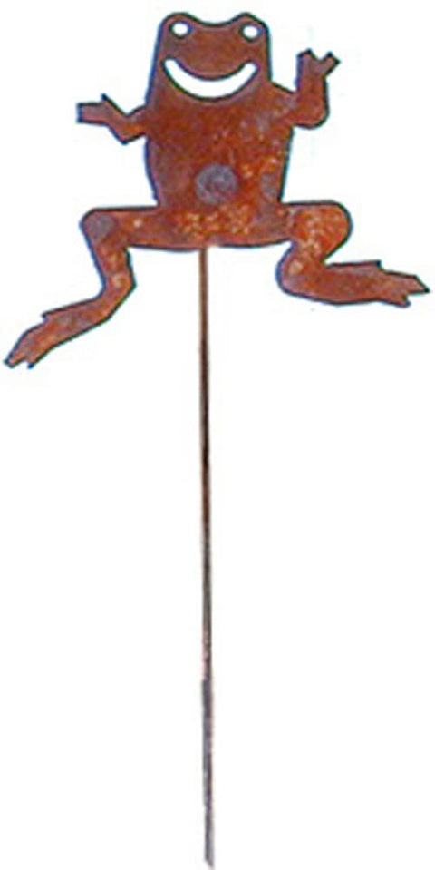Frog - Rusted Garden Stake