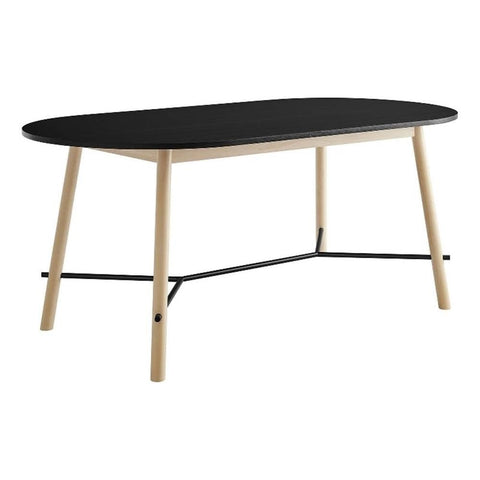 Modway Infuse Dining Table, Black Oak