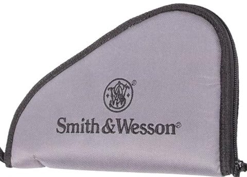Smith & Wesson M&P Defender Handgun Case with Ballistic Fabric Construction and External Pockets for Shooting, Range, Storage and Transport , Black, Small