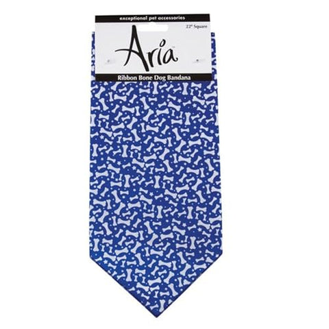 PetEdge AR Bone Bandana Blu