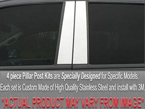QAA is Compatible with 2009-2013 Subaru Forester 4 Piece Stainless Pillar Post Trim PP29440