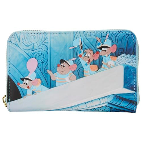 Loungefly DISNEY CINDERELLA PRINCESS SCENE ZIP AROUND WALLET