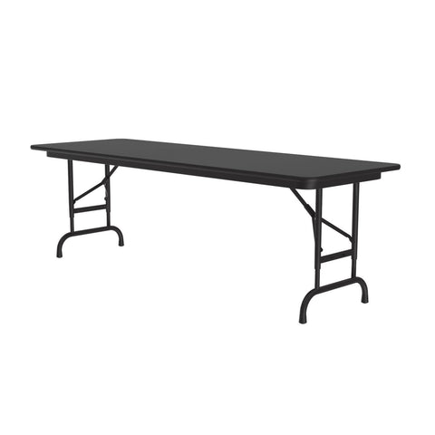 Correll Rectangular Laminate Top Folding Table with Black Granite CFA2460TF-07