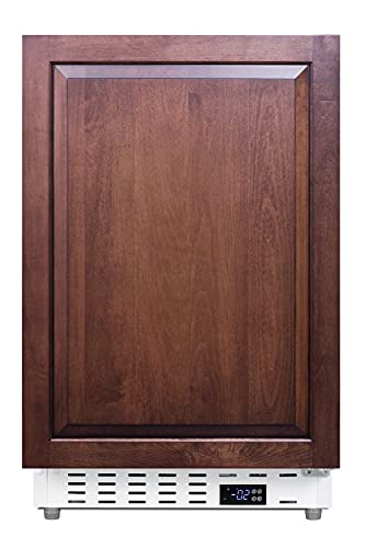 Summit Appliance ALFZ36IF 21" Wide Built-In All-Freezer; White Cabinet; Panel-ready Door (Panels Not Included); 2.68 cu.ft Capacity; Manual Defrost; Open Door Alarm; Adjustable Thermostat