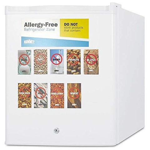 Summit Appliance 17 in. 1.7 CU. FT. Commercial MINI Refrigerator Without Freezer in White