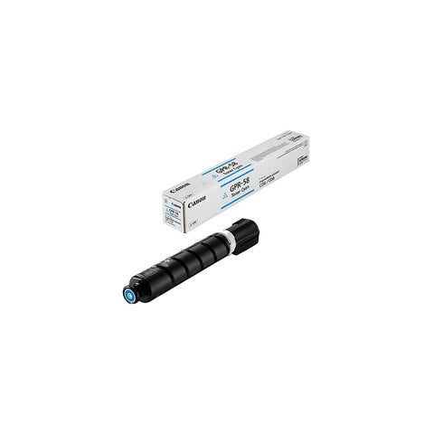 Canon GPR-58 Cyan Standard Yield Toner Cartridge (2183C003) in Retail Packaging