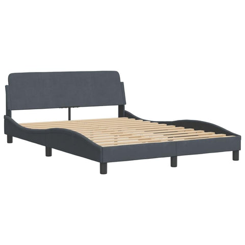 vidaXL Bed Frame Dark Grey