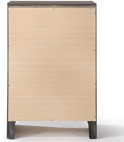 Acme Ireland 5 Drawer Chest in Gray Oak