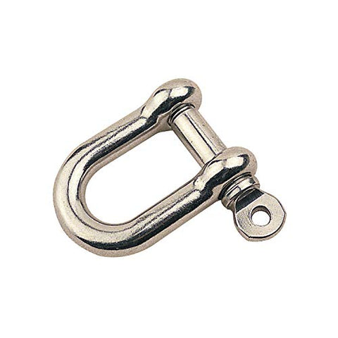 Sea-Dog 147010-1 D-Shackle - 3/8",Silver