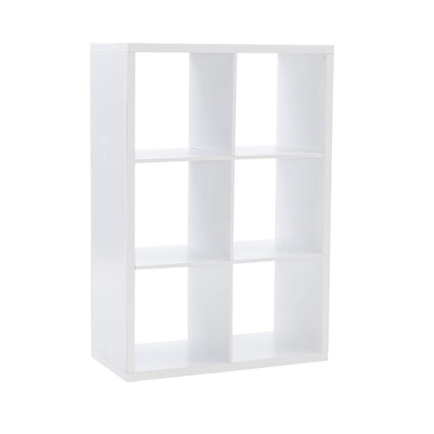 Linon Galli 6 Cubby Storage Cabinet White