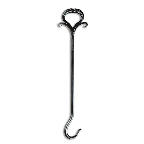 Oakestry Wrought Iron Damper Pull, Graphite