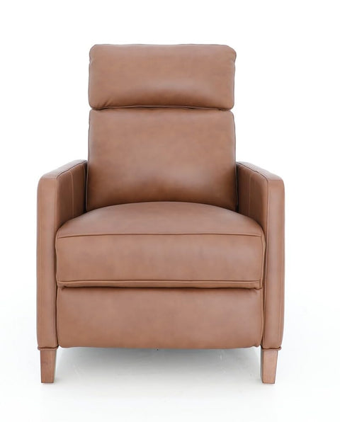 BarcaLounger James Power Recliner-Dobbs-Saddle