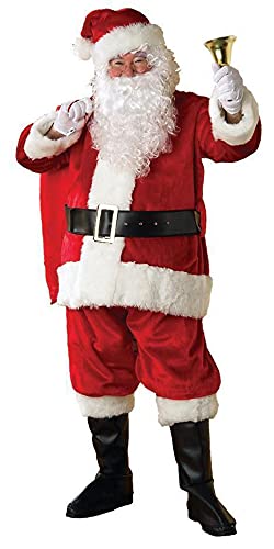 Rubies Regency Plush Santa Claus Suit for Adults, Men's Standard