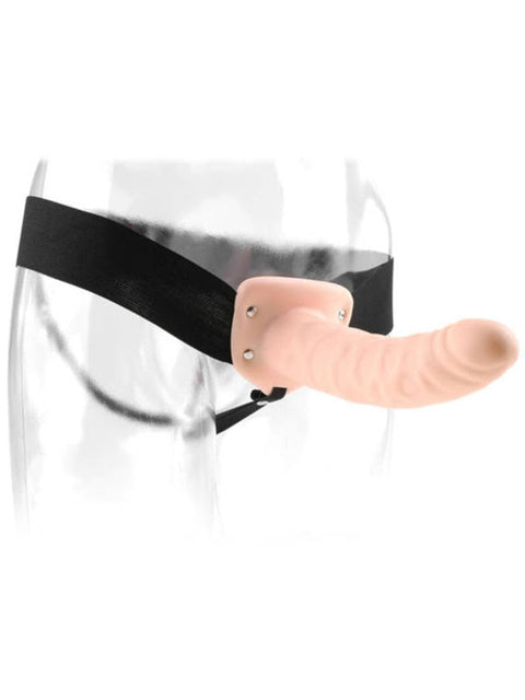Fetish Fantasy Series 8" Hollow Strap-on, Flesh