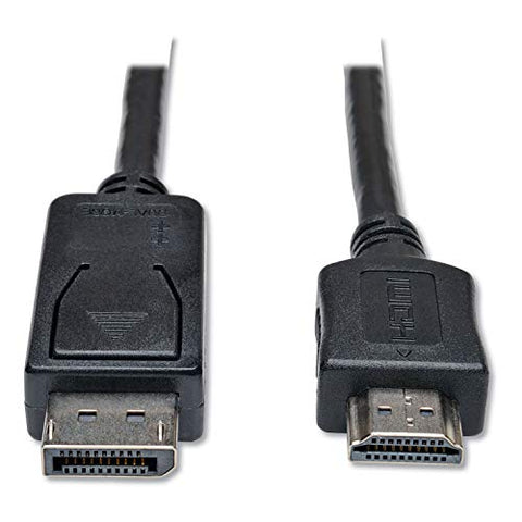 TRIPP Lite DisplayPort to HDMI Cable Adapter, DP to HDMI (M/M), DP2HDMI, 1080P, 10 ft. (P582-010)