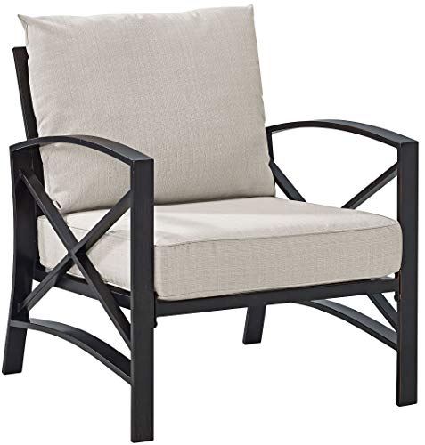 Kaplan Outdoor Chair Oatmeal/Oil Rubbed Bronze