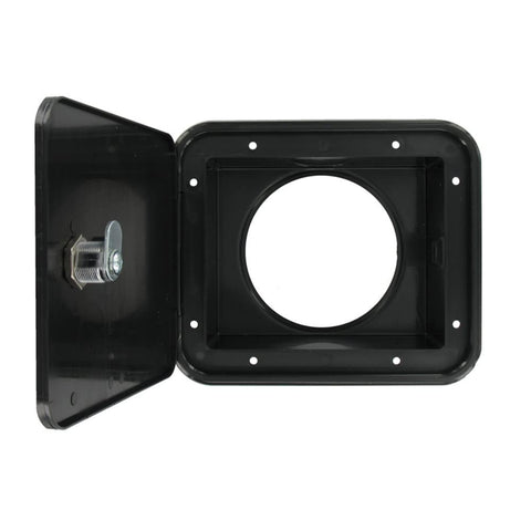 Valterra D04-0471BKVP Sewer Hose Hatch - Black