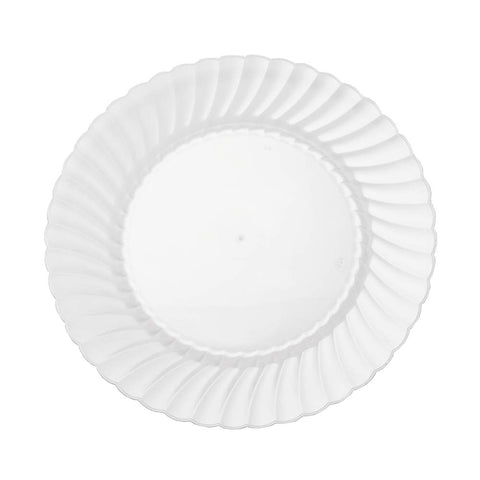 WNA RSCW91512 Classicware Plastic Plates, 9 Inch Diameter, Clear, Pack of 12 (Case of 15 Packs)