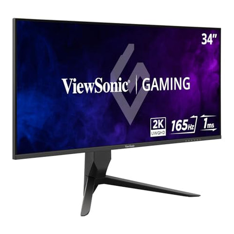 ViewSonic VX3418-2K 34 Inch 21:9 1440p 1ms 165Hz Gaming Monitor with FreeSync Premium, Eye Care, HDMI, DisplayPort and USB