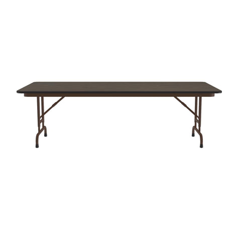 Correll Rectangular Laminate Top Folding Table with Walnut Finish CFA3696TF-01