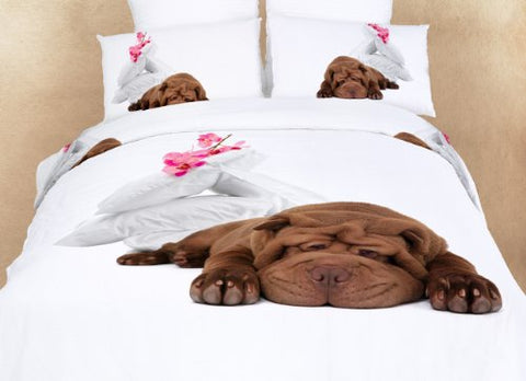 Twin Size Duvet Cover Sheets Set  Sleepy