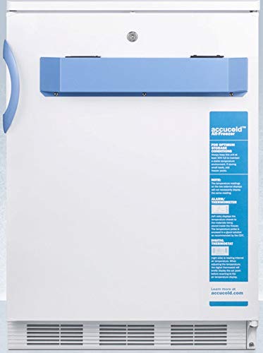 Summit Appliance VT65MLBIMED2 Built-in Undercounter Medical/Scientific All-Freezer Capable of -25ºC Operation with Control Panel Equipped, Digital Thermostat and NIST Calibrated Thermometer/Alarm