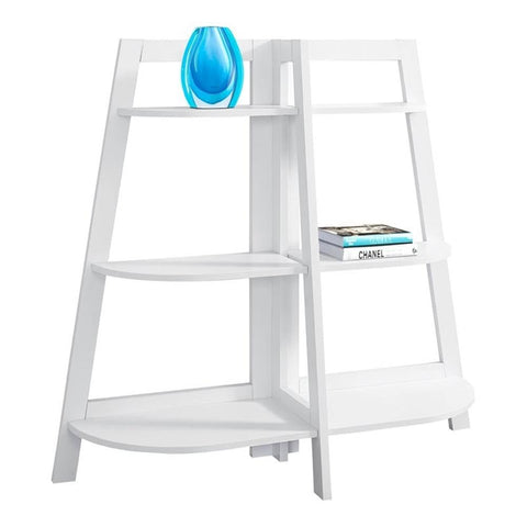 Monarch Specialties Accent Etagere Bookcase, 48", White