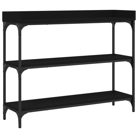 vidaXL Trendy Rectangular Console Table, Sturdy Industrial Style, Perfect for Living Room Storage & Display