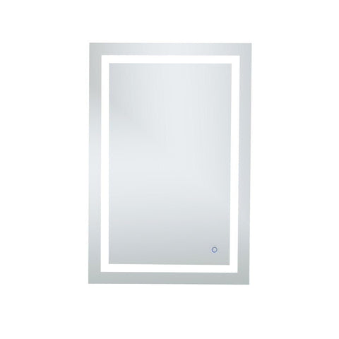 Elegant Decor Helios 40" x 27" Hardwired LED Bathroom Mirror with Touch Sensor