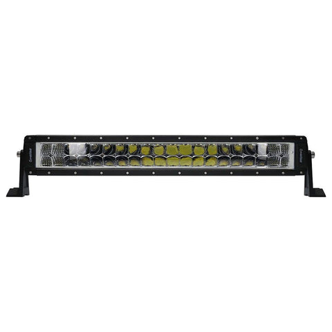 Heise by Metra Dual Row LED Light Bar, 22 Inch, 120W, 10800 Lumens, Heated Lens, IP67 Waterproof, Black