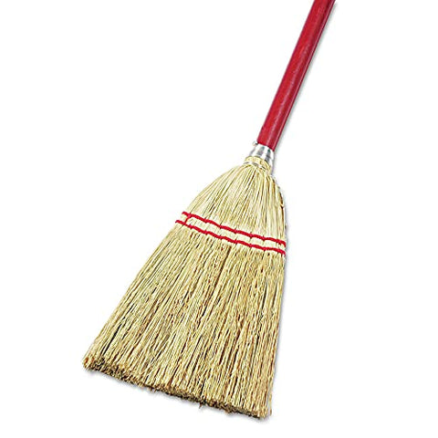 Corn Fiber Lobby/toy Broom Corn Fiber Bristles 39 inch Overall Length Red