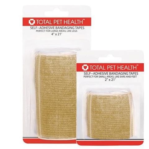 Total Pet Health Bandaging Tape, 4-Inch, Natural