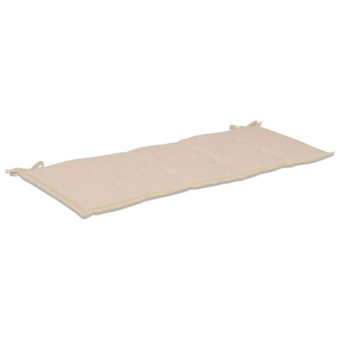 Oakestry Cream Outdoor Seat Cushion Garden Bench Pad Comfortable Foam Filled Oxford Fabric Cover Breathable Weather Resistant Patio Furniture Accessory Soft Supportive Sitting Surface Portable Design