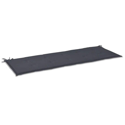 vidaXL Garden Bench Cushion 59.1"x19.7"x1.2", Anthracite Oxford Fabric, Weather, Non-Slip Design, Suitable for Indoor and Outdoor Use