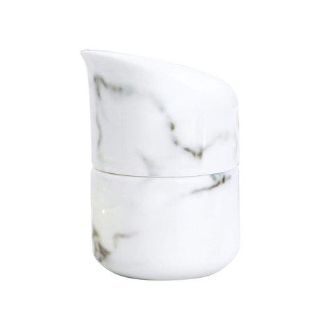 Panda Legends Creative Toothpick Holder Marble Pattern Ceramics Toothpick Case for Home Restaurant