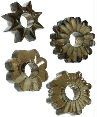 Basic Essentials Cock Ring 4-Pack