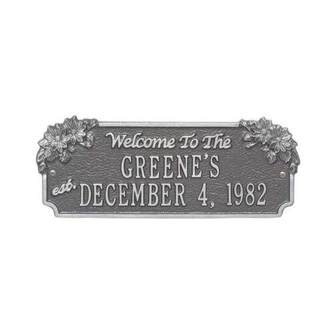 Whitehall Daisy Welcome Anniversary Personalized Plaque