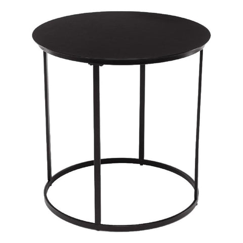 Burnham Home Landon Side Table Round, Dark Brown