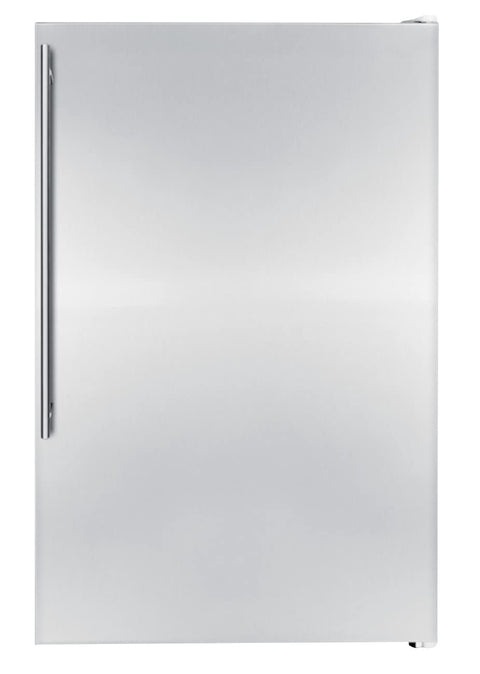 Full 5 cf upright freezer with door shelves