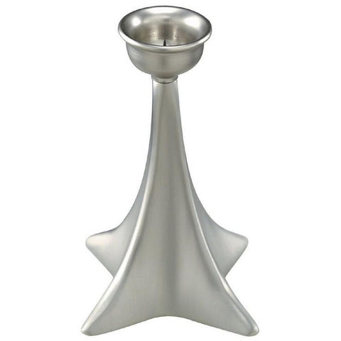 Lite Source LS-188SS Candle Holder, Satin Steel
