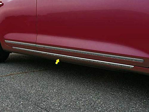 QAA is Compatible with 2010-2020 Lincoln MKT 6 Piece Stainless Rocker Panel Trim, Lower Kit, 2.875" - 3.25" Tapered Width TH50670