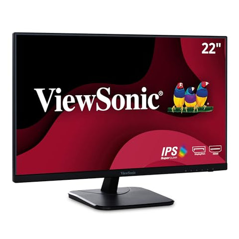 ViewSonic VA2416C 24 Inch Full HD 1080p Frameless Curved Monitor with Variable Refresh Rate, Eye Care, HDMI, and DisplayPort Inputs for Home and Office