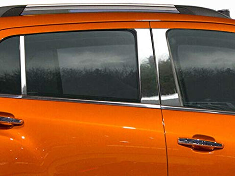QAA is Compatible with 2015-2023 Chevrolet Trax 6 Piece Stainless Pillar Post Trim PP55156