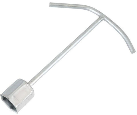 Coast to Coast JMNTTOOL Jam Nut Removal Tool for Wheel Simulators 14mm Cross Bar Handle Electro-Plated Steel Silver Finish Single Tool