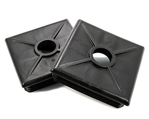 Camco 4-Inch RV Bumper Caps | Easy Removal | Durable Construction | Black, 2-pack (40303)