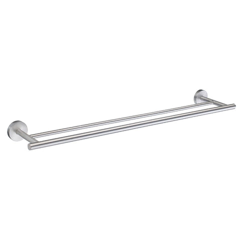 Smedbo SME_HS3364 Double Towel Rail, Brushed Chrome