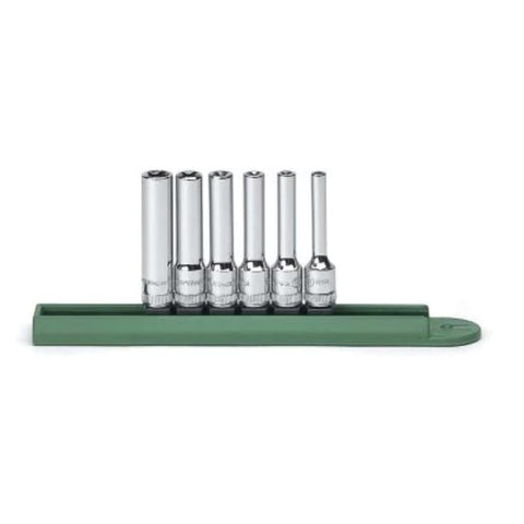 6Pc 1/4" Drive Deep E Socket Set