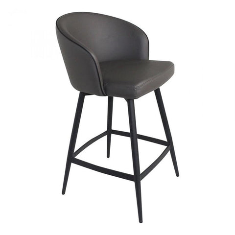 Moe's Home Collection Webber Swivel Counter Stool, Charcoal